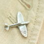 Pewter Spitfire Lapel Pin Badge, thumbnail 2 of 4