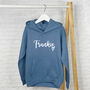Personalised Name With Heart Hoodie, thumbnail 7 of 7