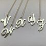 Personalised Mother And Child Silver Initial Necklaces, thumbnail 9 of 10