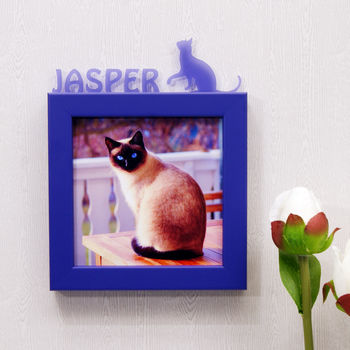 Personalised Cat Mini Photo Frame, 3 of 8