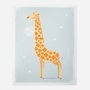 Giraffe With Disco Ball Giclée Art Print, thumbnail 2 of 2