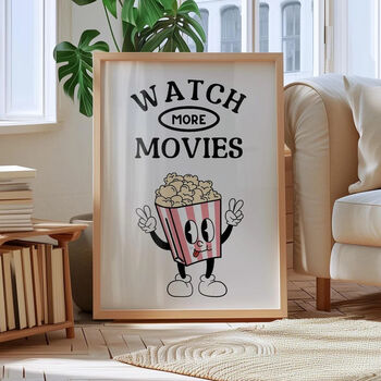 Movie Night Retro Print, 2 of 5