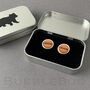 Personalised Groom And Date Wedding Cufflinks, thumbnail 8 of 8