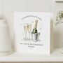 Personalised Champagne Retirement Card For Colleague, thumbnail 1 of 7