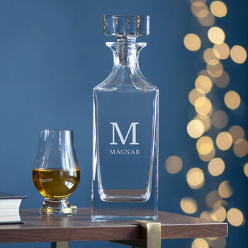 Personalised Mouth Blown Glass Decanter, 5 of 12