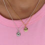 Smiley Face Charm Necklace, thumbnail 1 of 8