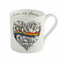 Love Is Love Tea Towel And Mug Gift Set, Gay Pride, thumbnail 4 of 4