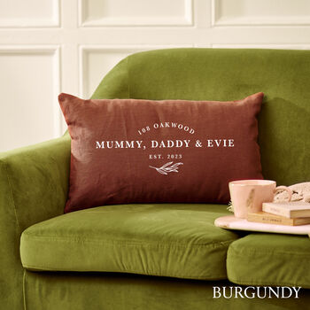Personalised Housewarming Linen Cushion, 3 of 6