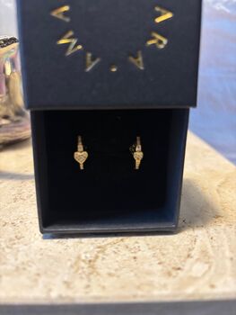 Black Pearl Earrings Designer Earrings Gift For Her, 2 of 3