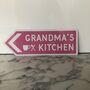 Personalised Grandparent Metal Kitchen Sign, thumbnail 3 of 4