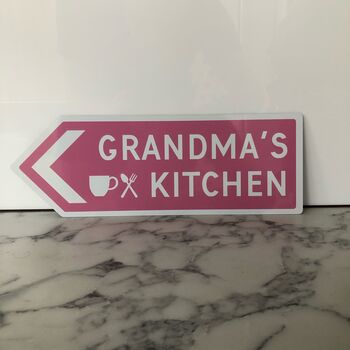 Personalised Grandparent Metal Kitchen Sign, 3 of 4