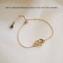 Confirmation Gift For A Girl, Personalised Heart Infinity Bracelet, thumbnail 5 of 11