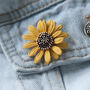 Teacher Sunflower Blooming Brooch Gift, thumbnail 3 of 11