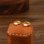 Sterling Silver Oval White Opal Huggie Hoop Earrings, thumbnail 4 of 10