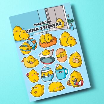 Chick Sticker Sheet | Cute Stickers, 2 of 5