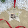 Personalised Star Pet Forever Loved Photo Acrylic Hanging Decoration Bauble, thumbnail 1 of 2