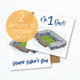 Birmingham City Father’s Day Card, St Andrew's Stadium, thumbnail 1 of 4