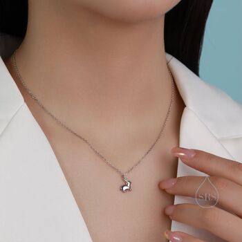 Cute Rabbit Pendant Necklace In Sterling Silver, 2 of 9