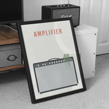 Guitar Amplifier Print | Fender Guitar Amp Poster, 2 of 10