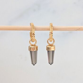 The En Pointe Smoky Quartz Earrings, 3 of 8