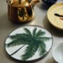 Porcelain Palm Dinner Plate, thumbnail 1 of 7