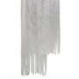 Silver Mesh Viscose Metallic Wrap Shawl, thumbnail 2 of 4