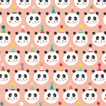 Panda Wrapping Paper Two Sheets, 2 of 5