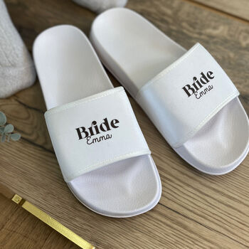 Personalised Bride Sliders, 3 of 3