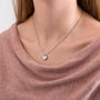 Personalised Puffed Love Heart Necklace, thumbnail 1 of 4