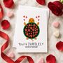 Funny Turtle Valentine’s Card, thumbnail 3 of 6