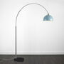 Black Marble Base Large Arch Overhead Floor Lamp Stand, thumbnail 6 of 7