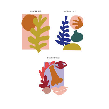 Abstract Matisse Inspired Wall Sticker Set, 4 of 5
