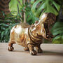 Gold Hippo Ornament, thumbnail 7 of 11