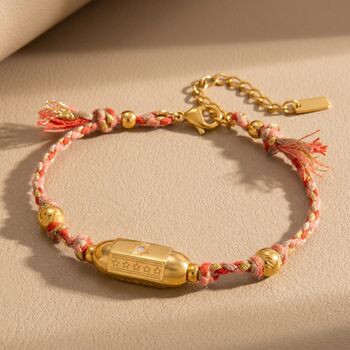 Lucky Friendship 18k Gold Plated Waterproof Bracelet, 2 of 4