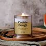 Cookie Dough Scented Wood Wick Candle For Bakery Lovers, thumbnail 1 of 7