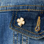 Lucky Clover Brooch, thumbnail 3 of 6