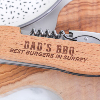 Personalised Dad's Best Barbecue Multi Tool Gadget, 11 of 12