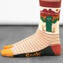 Don't Be A Prick Men's Combed Cotton Rude Funny Crew Socks, thumbnail 1 of 4