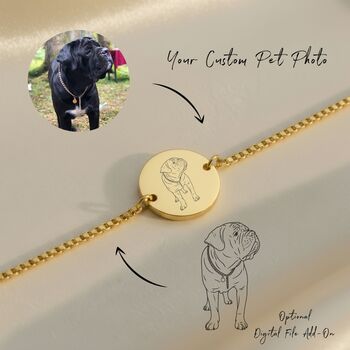 Custom Dog Memorial Bracelet, 2 of 8