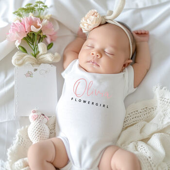 Personalised Wedding Pageboy Tshirt, Sleepsuit Or Bodysuit, 5 of 5