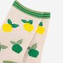 Women's Lemon And Lime Bamboo Socks, thumbnail 3 of 5