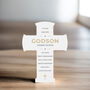 Personalised Wooden Cross Ornament, thumbnail 6 of 10