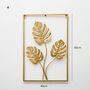 Exclusive Gold Leaf Wall Art Home Decor, thumbnail 11 of 12