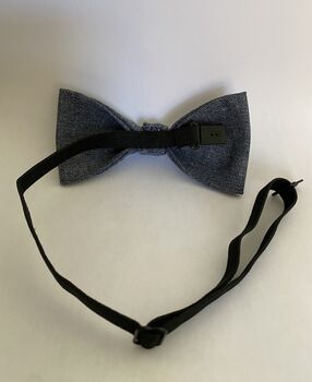 Matching Bow Ties, Father And Son Dickie Bow Tie Set, 7 of 7