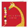Giraffe Ice Cream Birthday Card, thumbnail 2 of 4