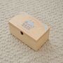 Personalised Noah's Ark Wooden Keepsake Box Fsc®, thumbnail 1 of 4