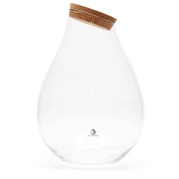 Large Teardrop Glass Container | H: 37 Cm, 4 of 5