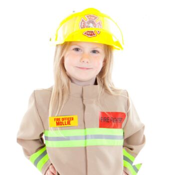 Personalised Children's Fire Fighter Costume, 3 of 9