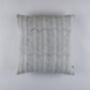 Indore Herringbone Pattern Block Grey Cushion Cover, thumbnail 1 of 4