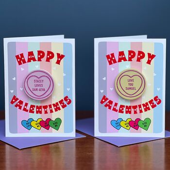 Valentines Card With Love Heart Magnet, 5 of 7